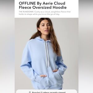 Aerie cloud fleece oversized Hoodie